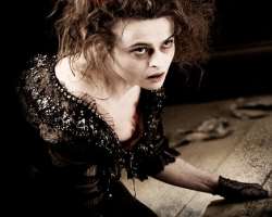 The actress is so dedicated to her work and to prepare herself for the role of Mrs. Lovett in 